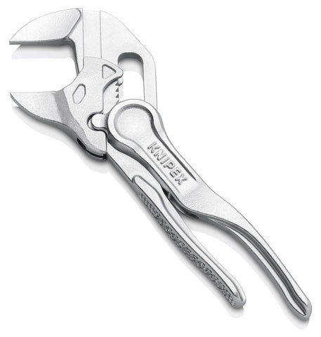 Parallel jaws distribute pressure evenly for secure, non-marring grips.