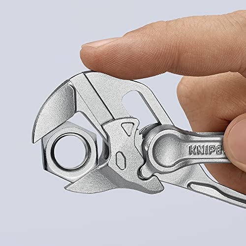 Sleek silver finish adds visibility and corrosion resistance.