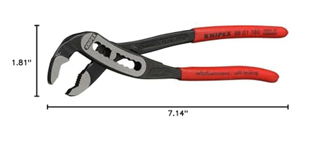 KNIPEX 61 HRC hardened teeth deliver durable, secure grip.