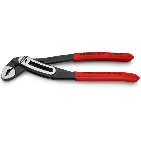 KNIPEX 8801180 alligator pliers front view for compact spaces