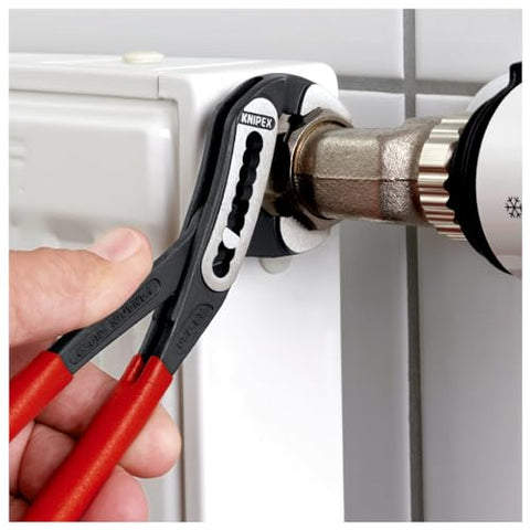 KNIPEX 8801180 handle guard reduces finger pinch risk