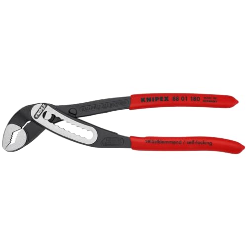 KNIPEX 8801180 jaw close-up showing optimized jaw design