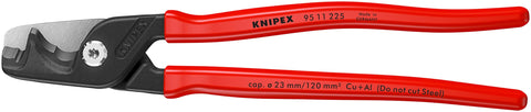 KNIPEX StepCut XL 95 11 225 front view shows long handles for leverage
