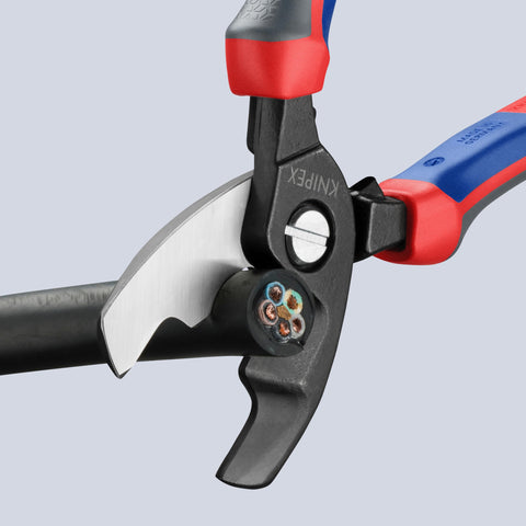 KNIPEX 95 12 200 suitable for copper and aluminum cables