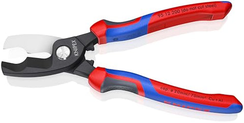 KNIPEX 95 12 200 cutting-edge blades deliver clean, smooth cuts