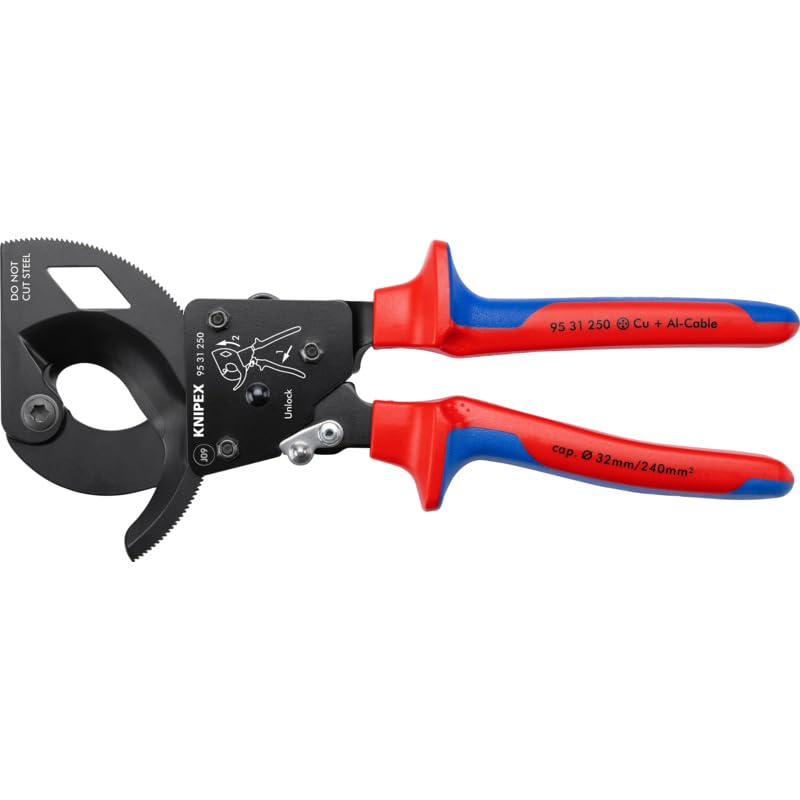 KNIPEX 95 31 250 SBA safety use illustration shows careful handling