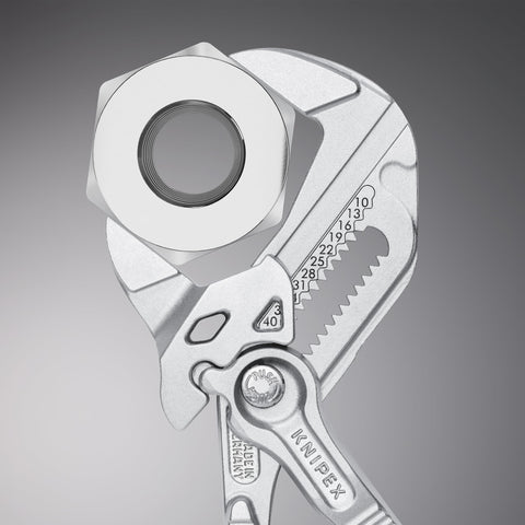 Knipex 9K 00 80 121 US capacity up to 1-3/8 inches presented.