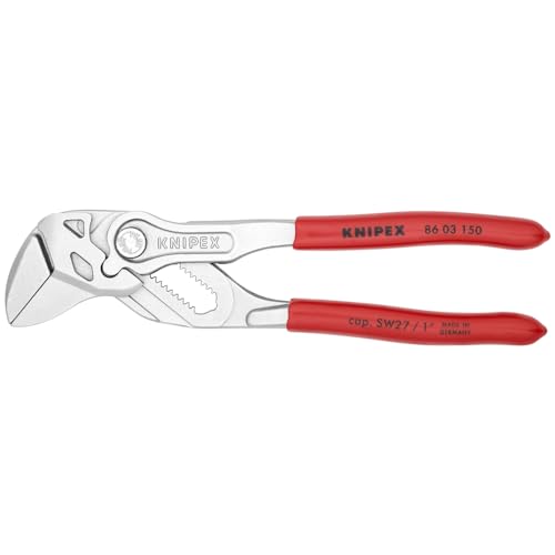 KNIPEX 9K 00 80 45 US pliers wrench, 7-1/4-inch, adjustable scale for preset openings.