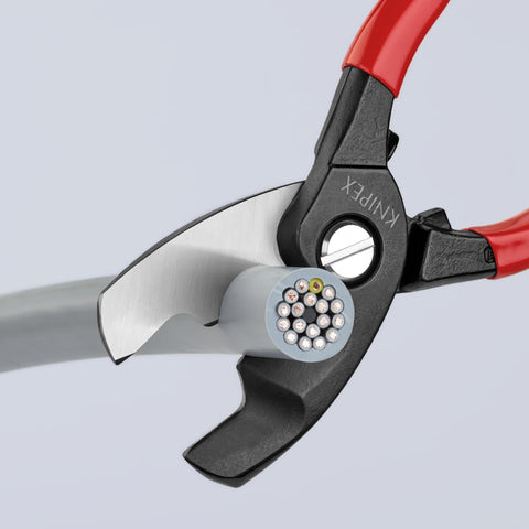 KNIPEX 9511200 cable shears are reliable for shop, field, or home use.