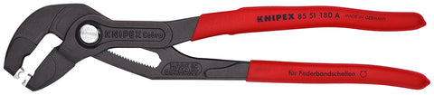 KNIPEX push button adjustability locks settings for 15 clamp sizes
