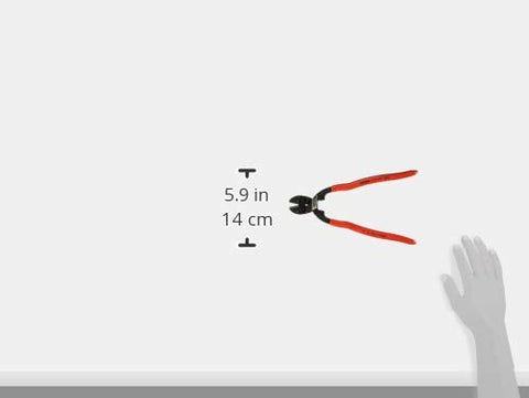 Top view shows cutting capacity up to 0.157 inches.
