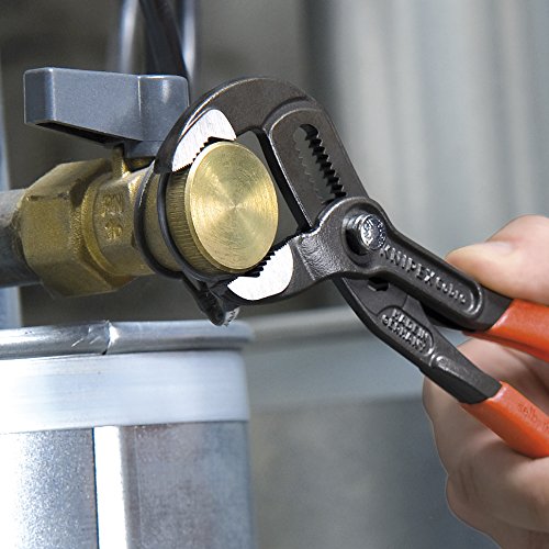 KNIPEX Cobra pliers with induction-hardened teeth delivering secure grip.