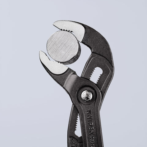 KNIPEX Cobra pliers with a slim head design for better access.