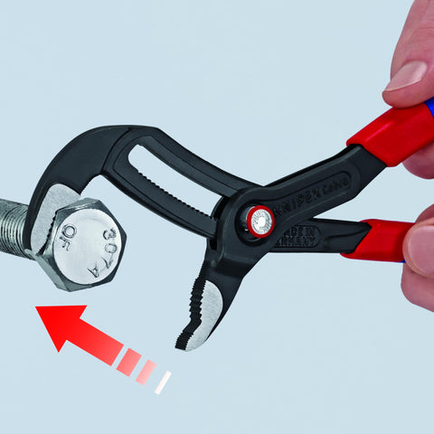 Knipex Cobra QuickSet made from chrome vanadium steel for durable performance.