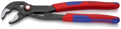 Knipex Cobra QuickSet hinge bolt locks during work for stable gripping.
