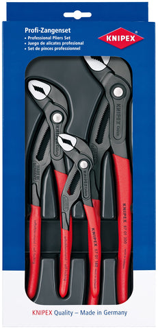 Knipex Cobra tray with transparent lid for quick tool visibility.