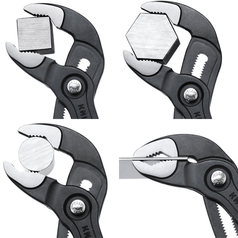 25-fold fine adjustment supports precise sizing for multiple components.