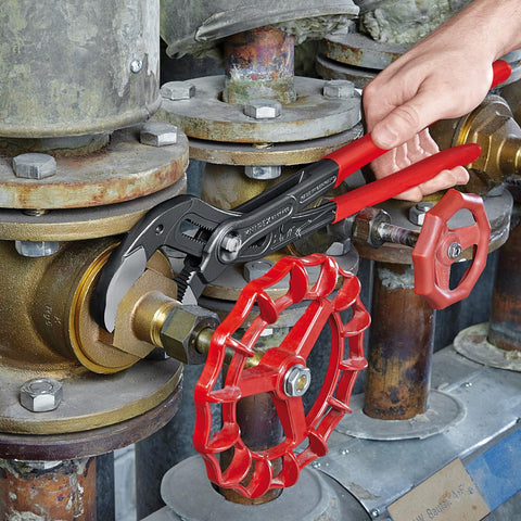 KNIPEX Cobra XL16 ideal for plumbing tasks requiring solid grip.