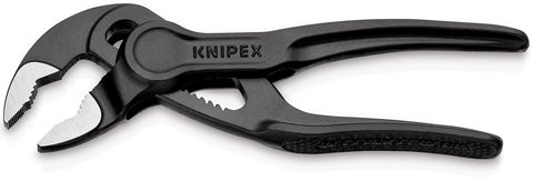 KNIPEX Cobra XS Mini with a slim head for tight fittings.