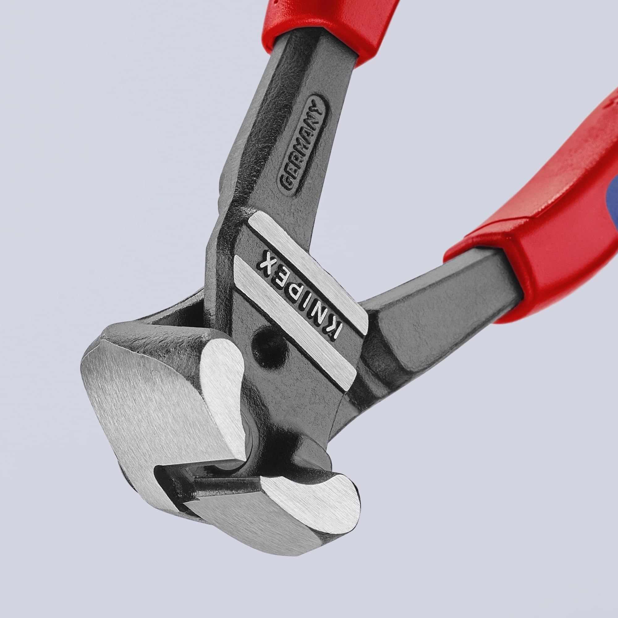 KNIPEX cutting edge hardness 64 HRC close-up detail.