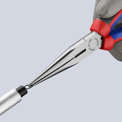 Elastic tips on KNIPEX pliers stay stable during twisting movements
