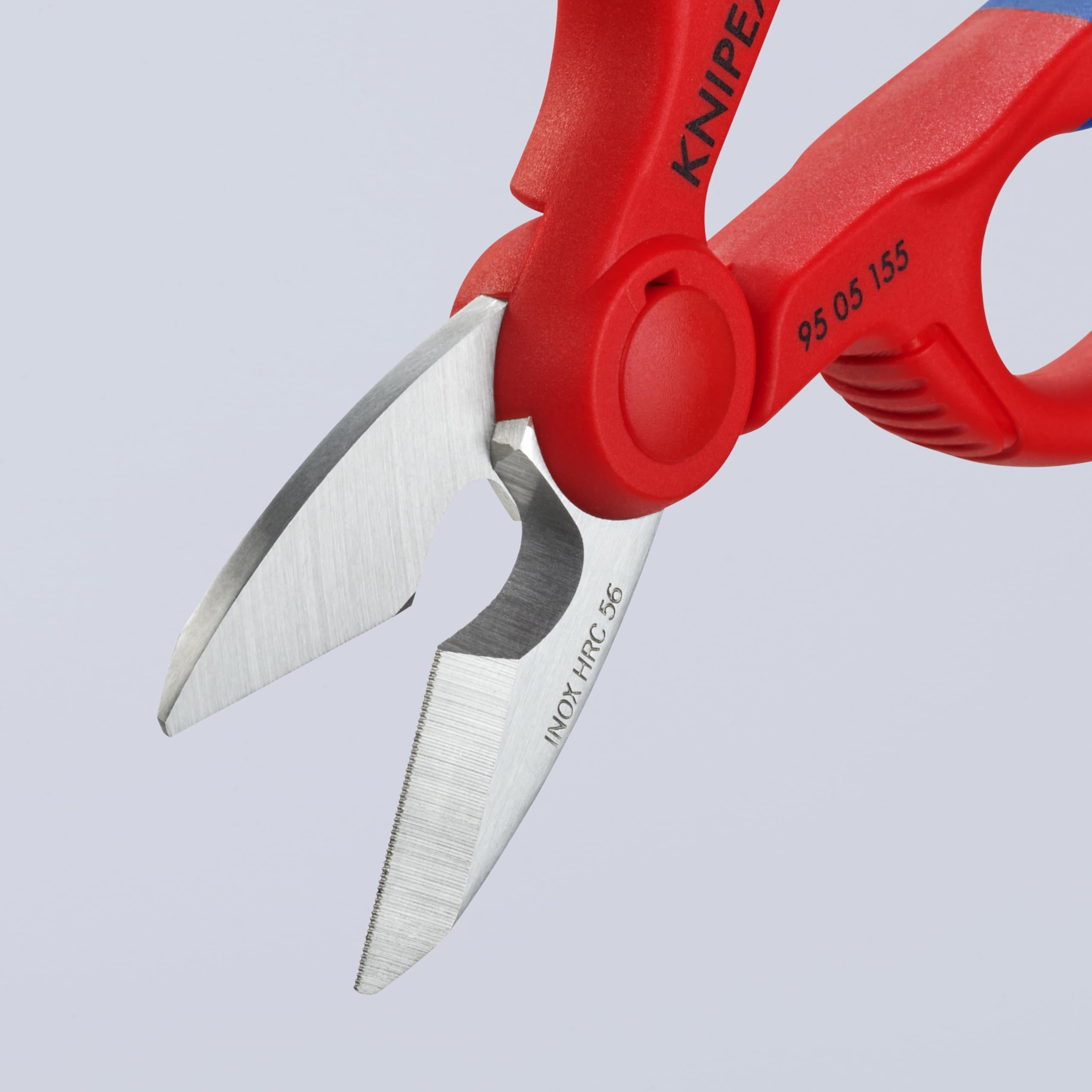 KNIPEX Electrician's Shears 9505155SBA belt holster enables quick access