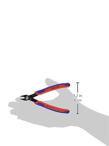 KNIPEX Electronics Super Knips comfortable grip improves control during delicate tasks.