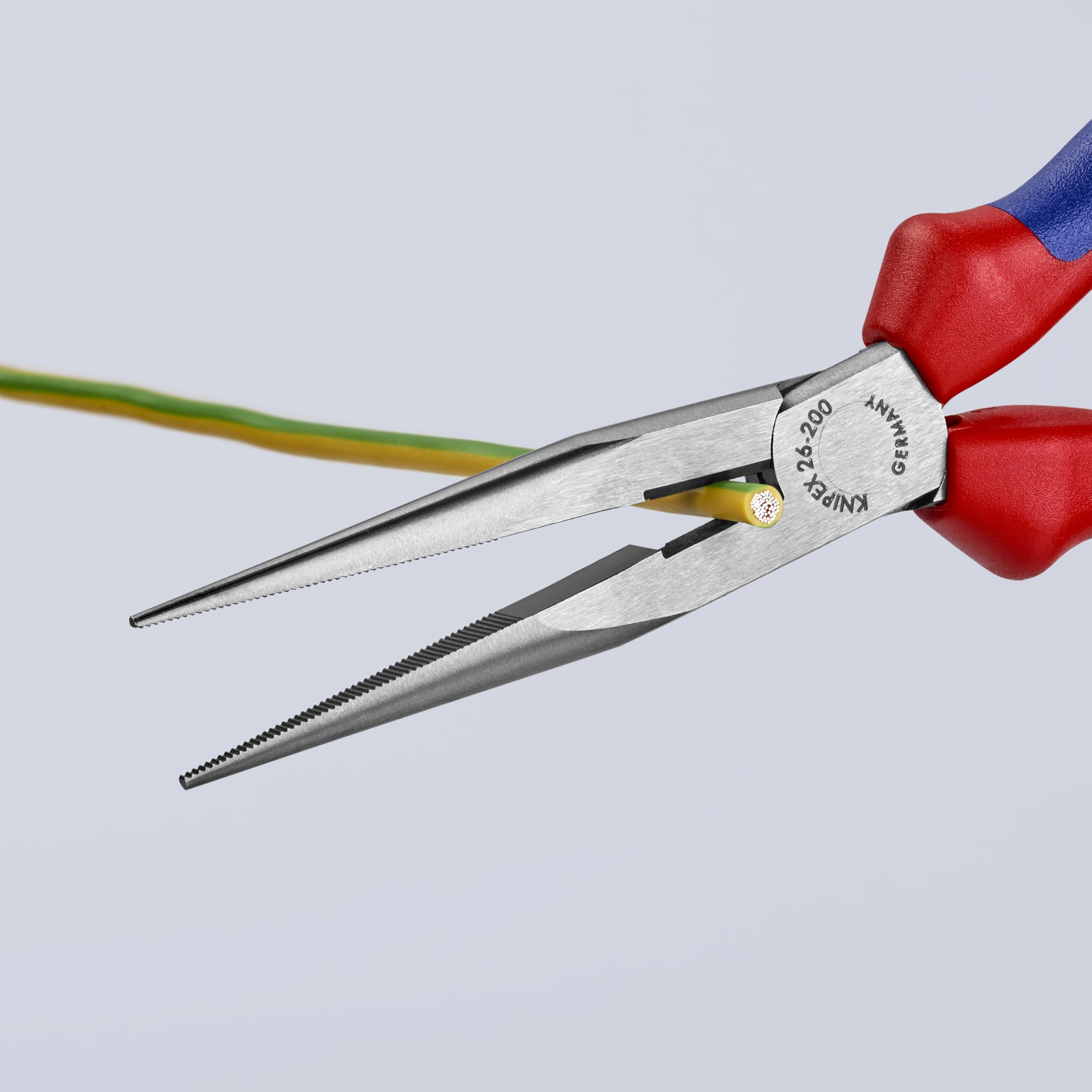 Half-round long jaws provide precise control on small components