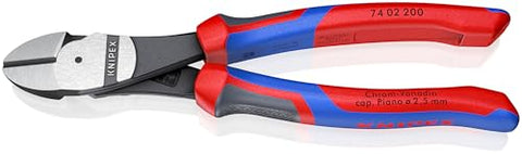 Forged-on axle visible for heavy-duty stability during continuous cutting tasks.