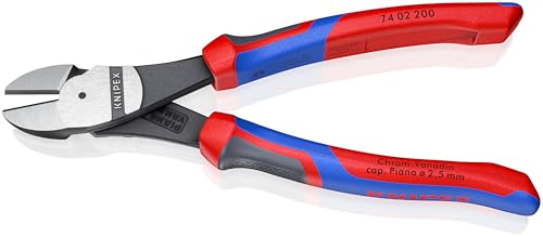 Induction-hardened cutting edges deliver durable performance against wire work.