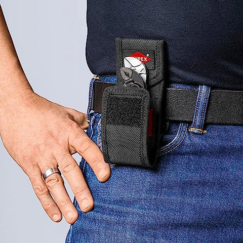 KNIPEX Mini Pliers Set XS shown in belt pouch for daily carry