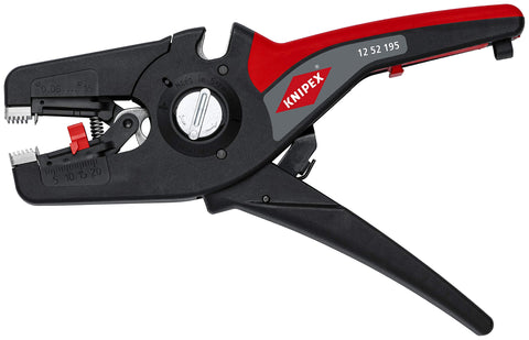 KNIPEX PreciStrip16 parabolic blades enable precise insulation removal.
