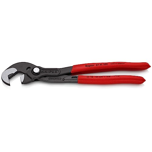 KNIPEX Raptor Pliers grip shot emphasizing ergonomic handle for comfortable use