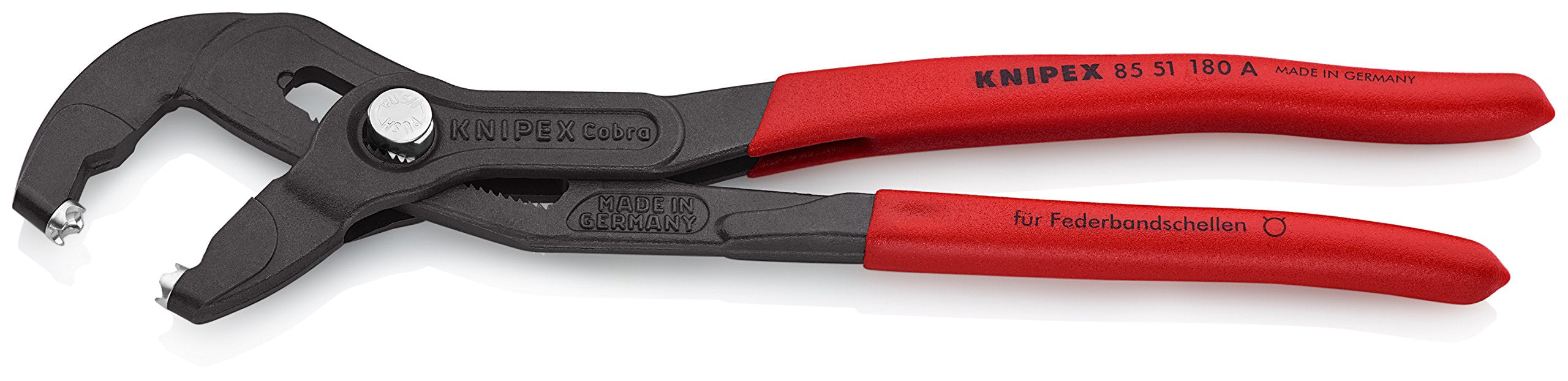 KNIPEX slim head design provides access to tight work areas