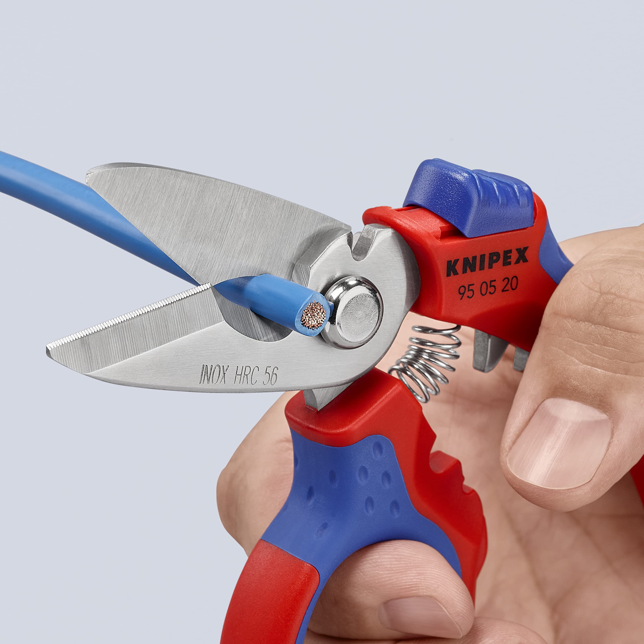 KNIPEX 95 05 20 US offers two ferrule crimping zones for versatile wire work.
