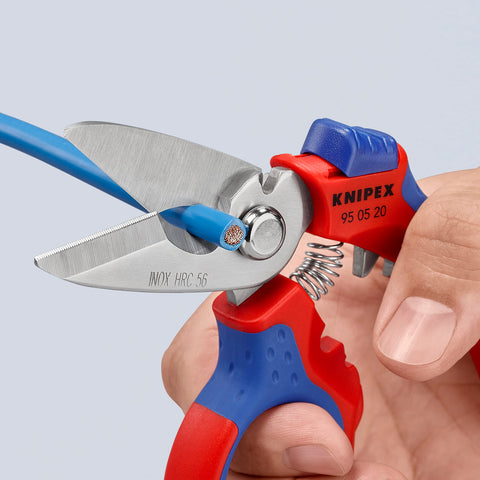 KNIPEX 95 05 20 US offers two ferrule crimping zones for versatile wire work.