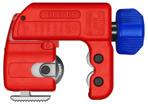 KNIPEX TubiX S spring-loaded wheel enables quick positioning.