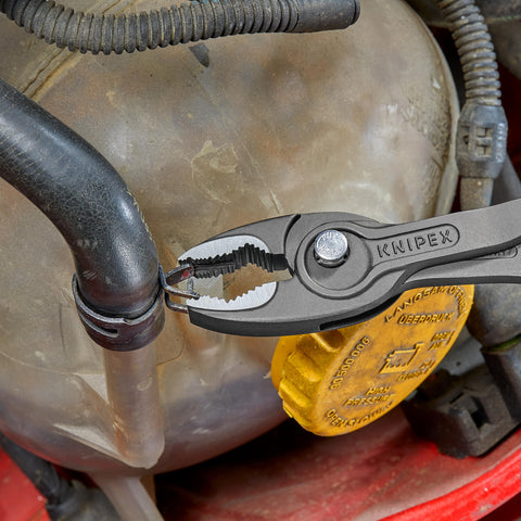 KNIPEX TwinGrip 8-inch box joint enhances tool stability during use
