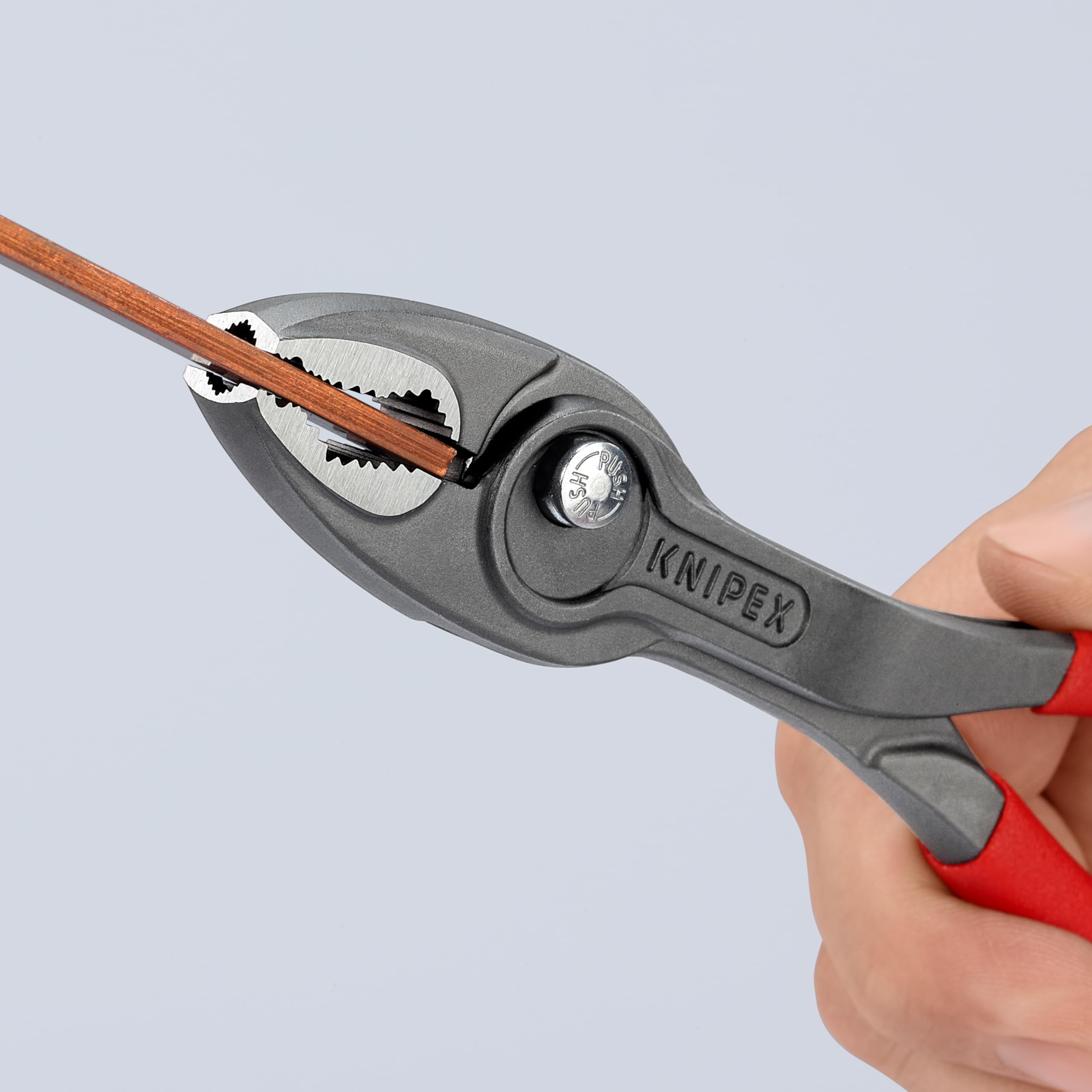 KNIPEX TwinGrip 10-inch large front and side gripping capacity