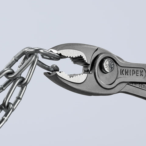 KNIPEX TwinGrip pliers box-joint construction for durability.