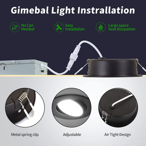 KnLnny Ware 4in recessed light with junction box simplifies installation
