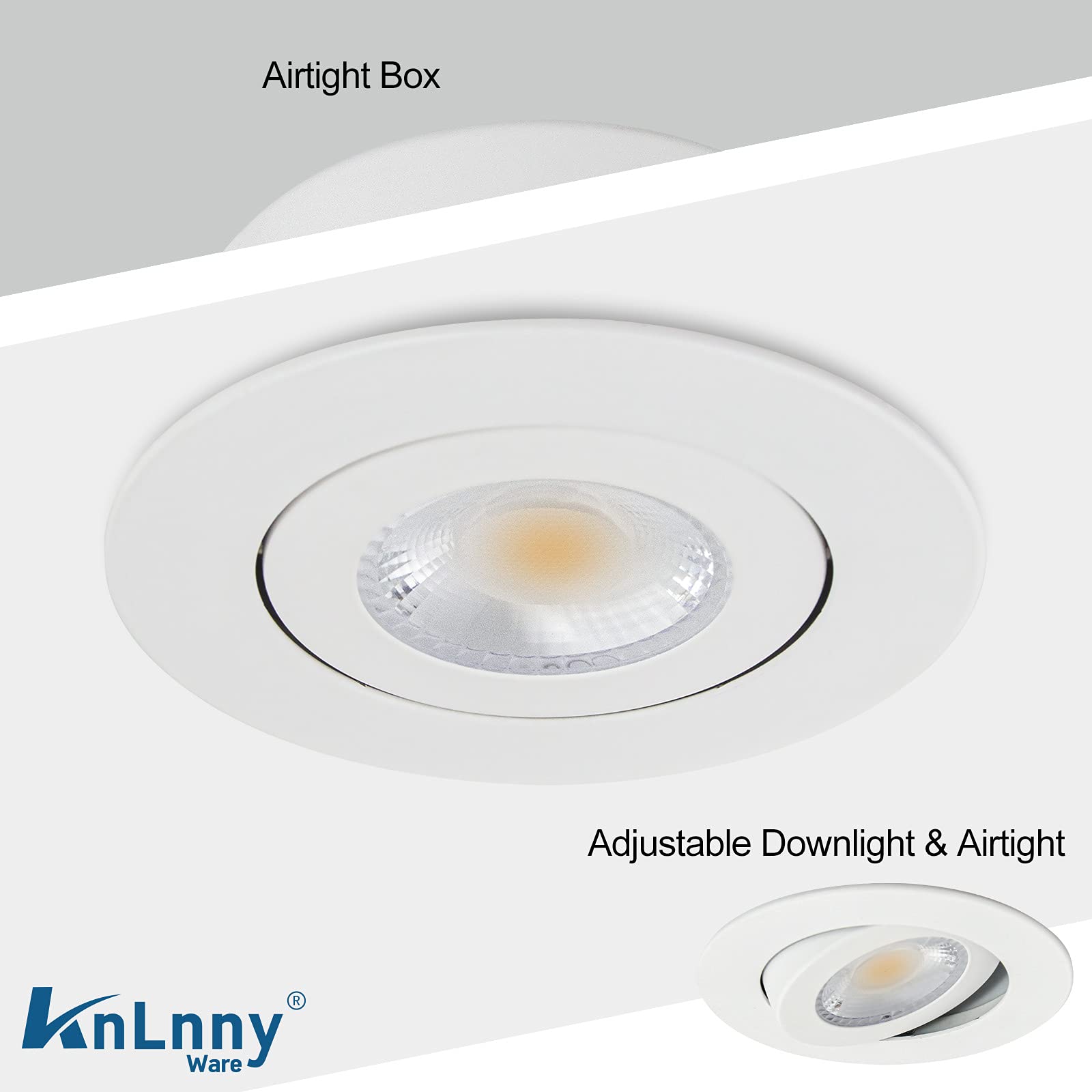 KnLnny Ware junction box installation image illustrating quick canless setup