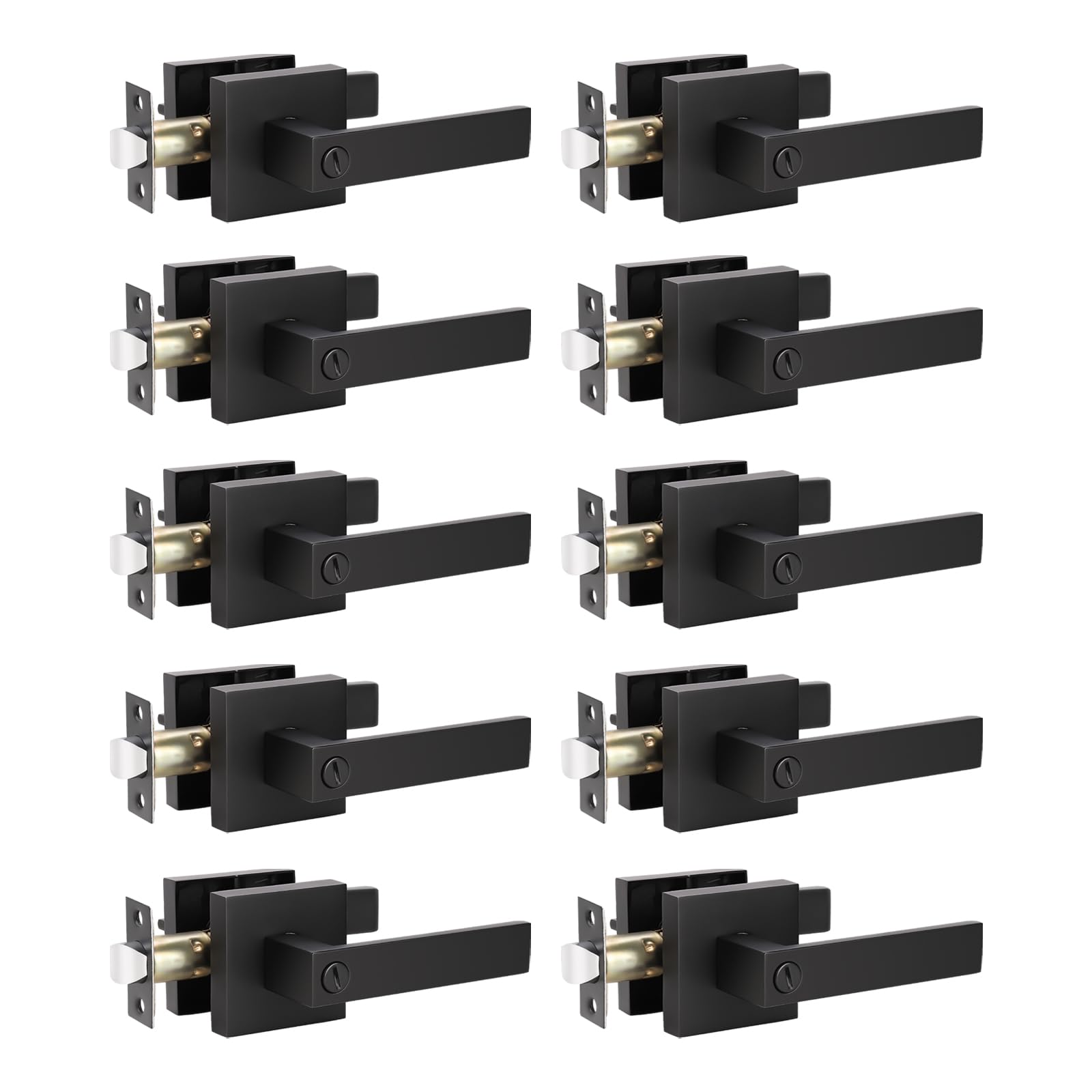 KNOBWELL heavy-duty privacy lever for interior doors.