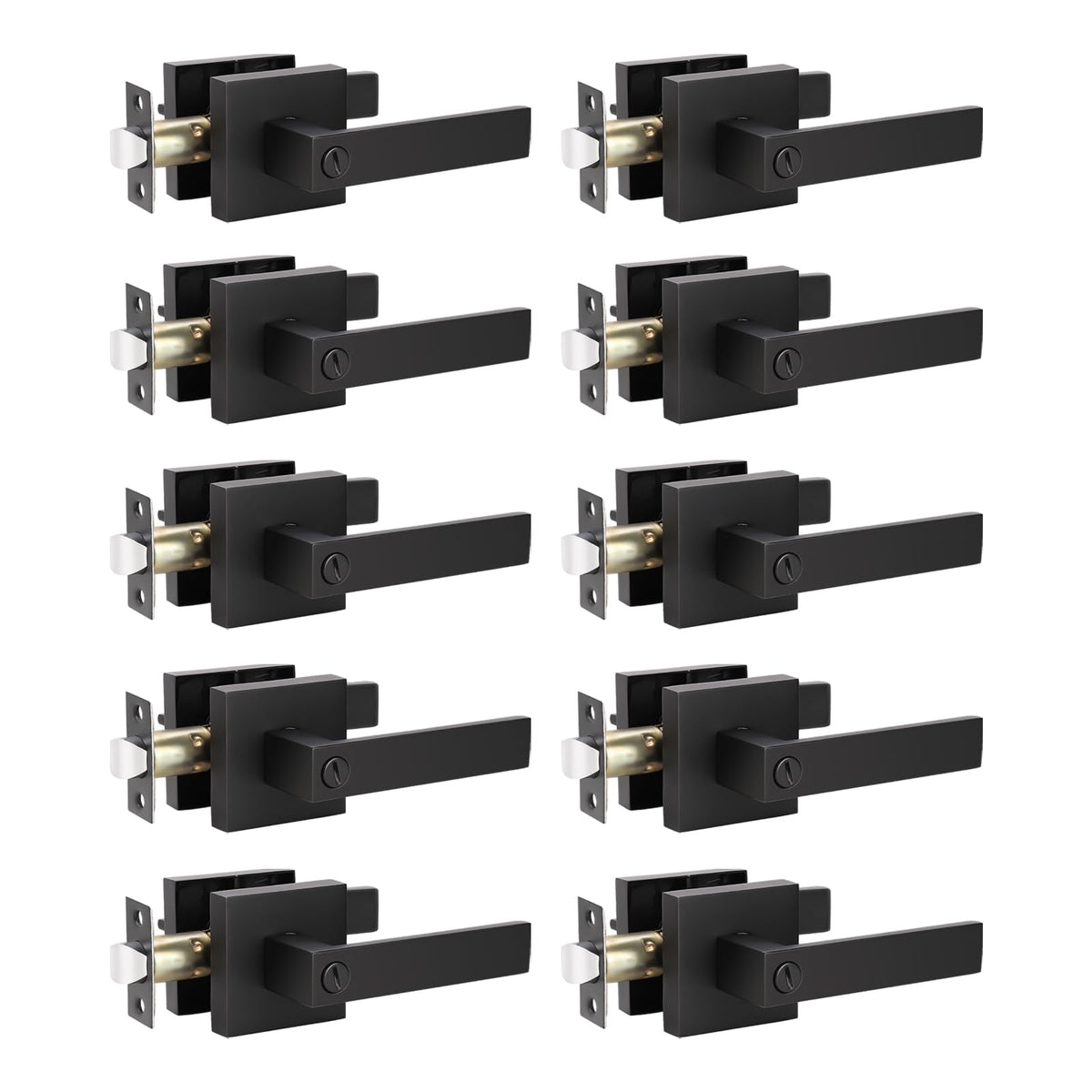 KNOBWELL heavy-duty privacy lever for interior doors.