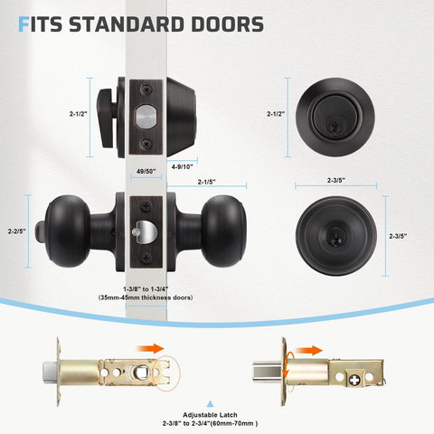 KNOBWELL quick installation for DIY homeowners on exterior doors