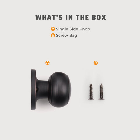 KNOBWELL dummy knob for pantry doors providing a decorative pull