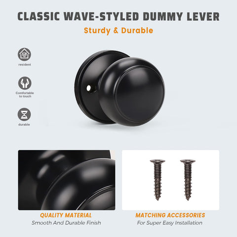 KNOBWELL easy installation hardware for DIY door upgrades.