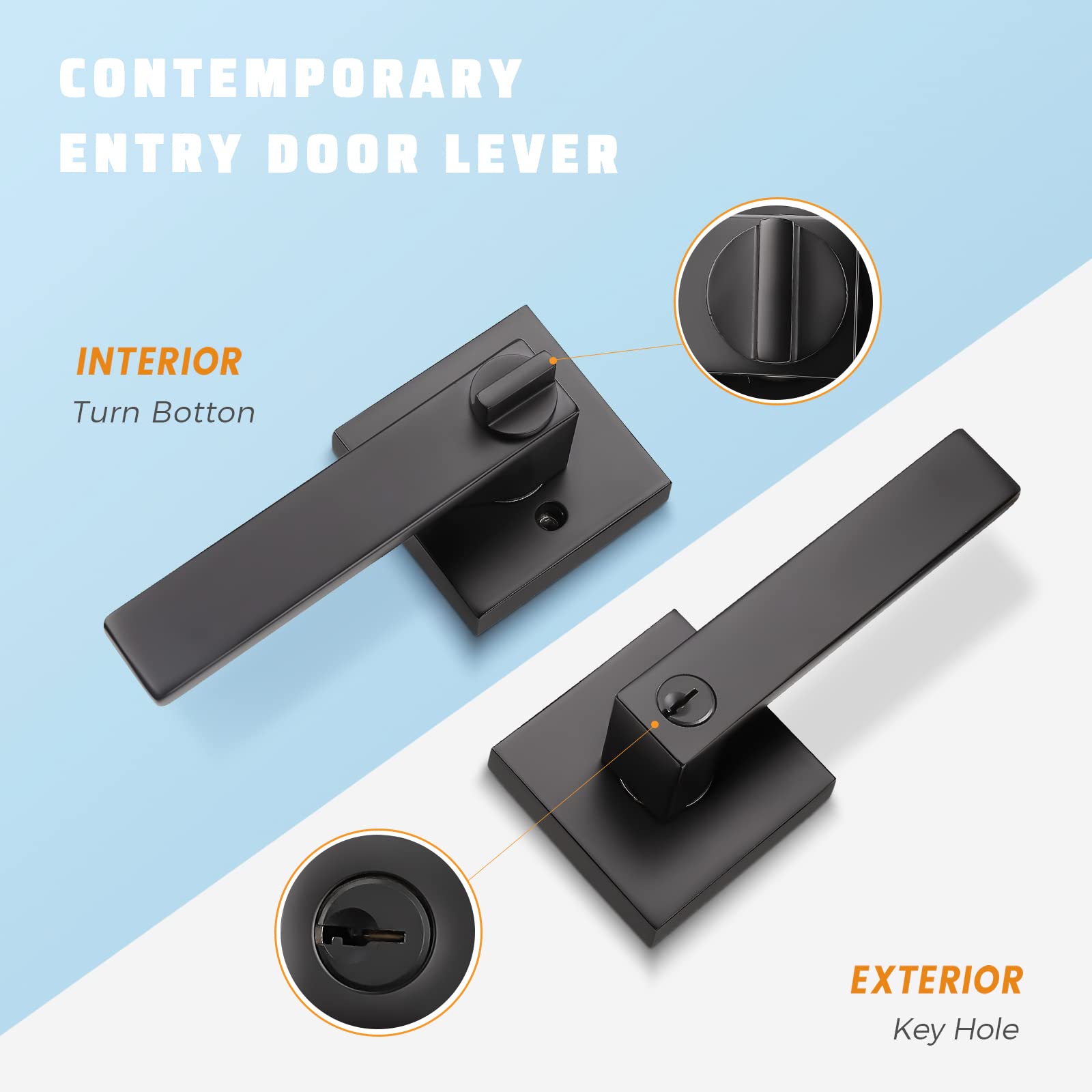 KNOBWELL leverset installation shown for quick DIY setup