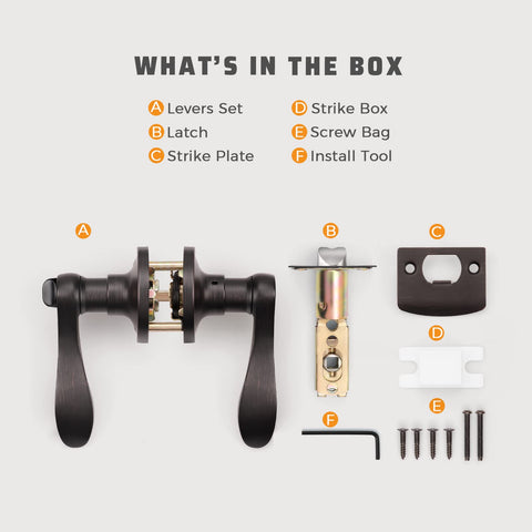KNOBWELL quick installation screws included for faster setup.