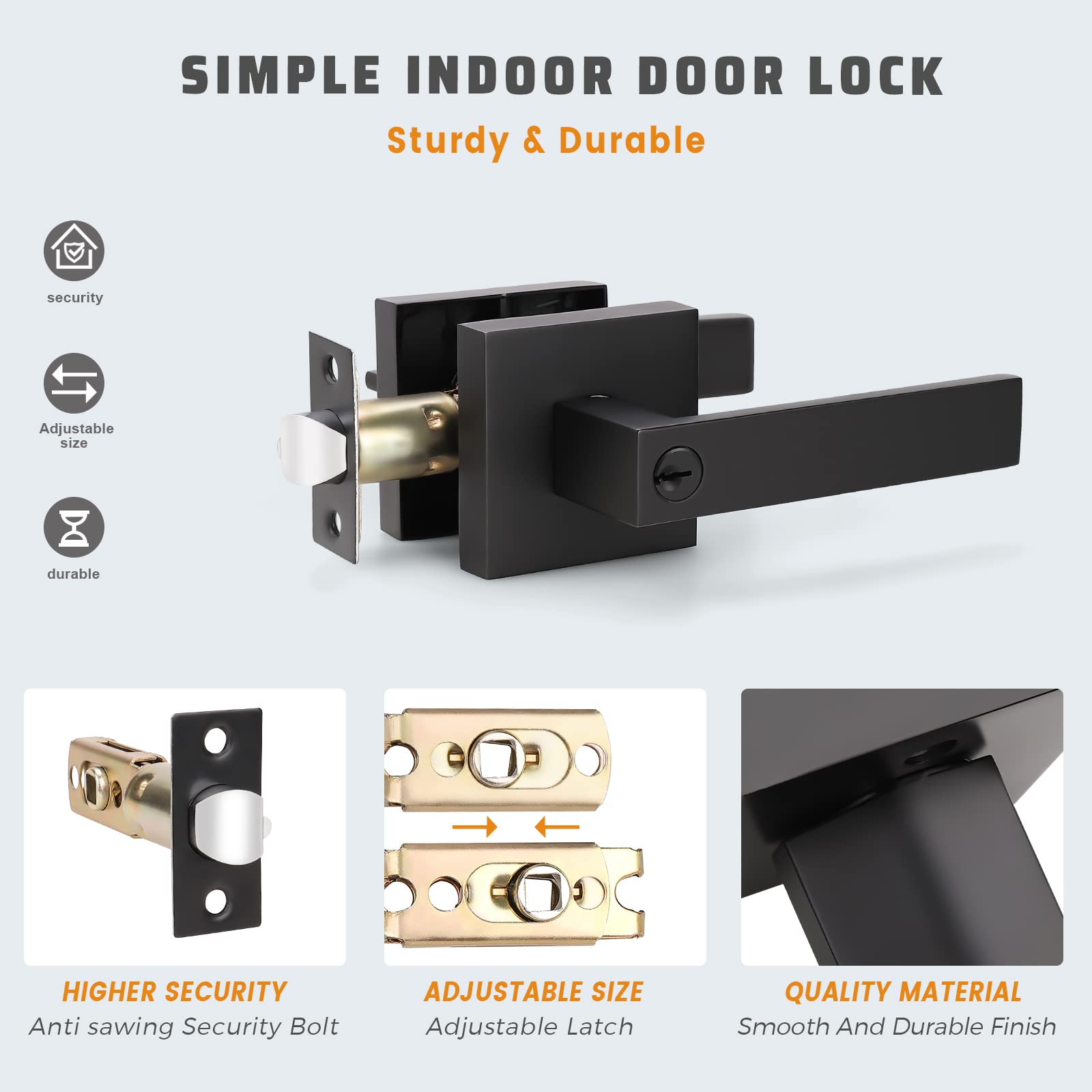 KNOBWELL secure latch and heavy-duty hardware for durable performance